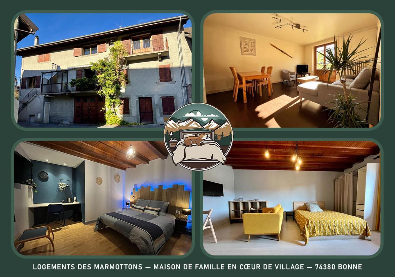 Logements Des Marmottons - Coeur De Village A Bonne Exterior photo